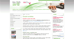 Desktop Screenshot of ibis-cms.cz